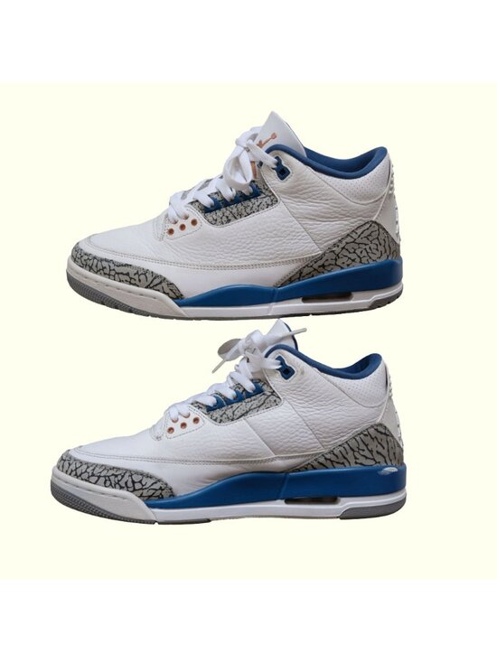 NIKE AIR JORDAN 3 RETRO WASHINGTON WIZARDS VTG Y2K RETRO SHOES SNEAKERS SZ 8.5